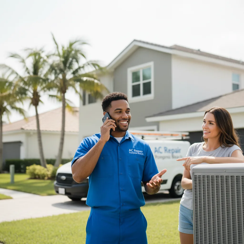 AC Repair Pompano Beach customer support in Dixmont